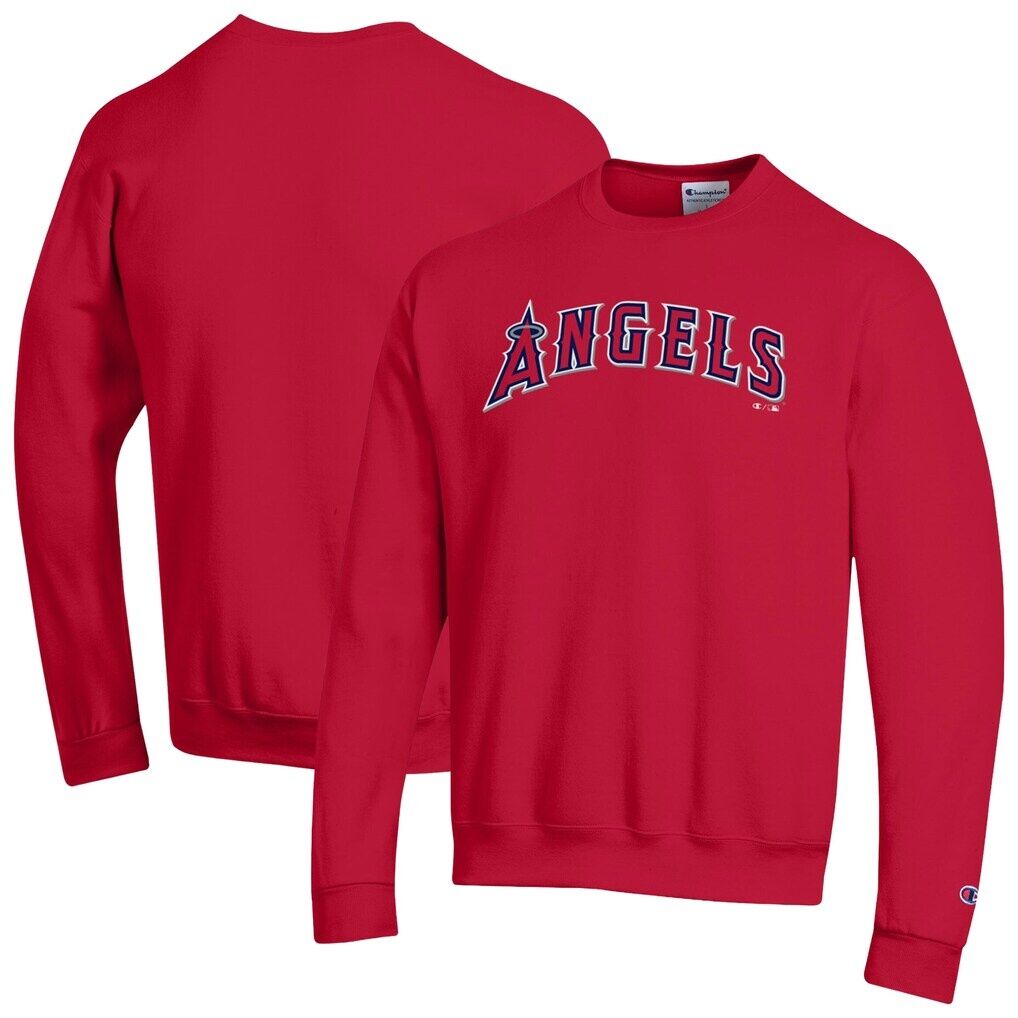 Los Angeles Angels Champion Powerblend Wordmark Sweatshirt