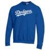 Los Angeles Dodgers Champion Powerblend Wordmark Sweatshirt - - Side View