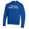 Toronto Blue Jays Champion Powerblend Wordmark Sweatshirt - - Side View