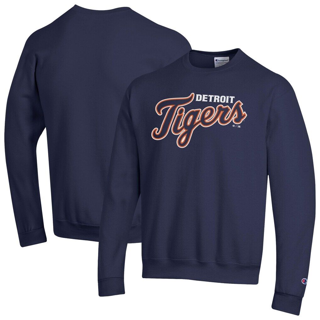 Detroit Tigers Champion Powerblend Wordmark Sweatshirt