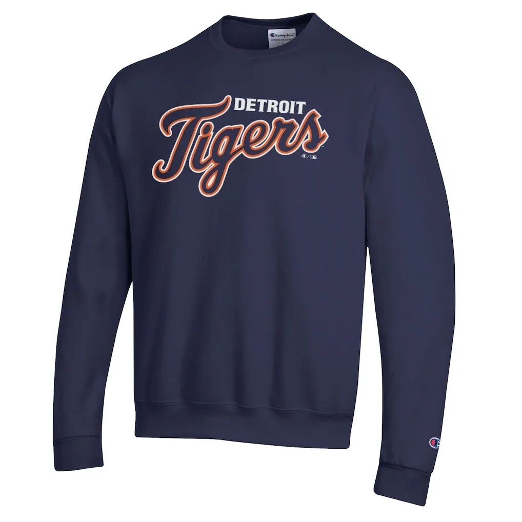 Detroit Tigers Champion Powerblend Wordmark Sweatshirt