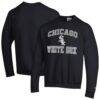 Chicago White Sox Champion Heart & Soul Powerblend Sweatshirt - Black - Front View