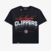 LA Clippers Off Season x NBA Unisex Graphic T-Shirt - Black - Front View