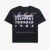 LA Clippers Off Season x NBA Unisex Graphic T-Shirt - Black - Side View