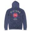Detroit Pistons Stadium Essentials Unisex Get Back Vintage Raglan Hoodie - Blue - Detail View