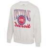 Detroit Pistons Stadium Essentials Unisex Sky High Fleece Sweatshirt - - Side View