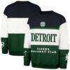 Detroit Tigers '47 Tee Up Maximalist Fleece Sweatshirt - Green - Front View