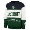 Detroit Tigers '47 Tee Up Maximalist Fleece Sweatshirt - Green - Side View