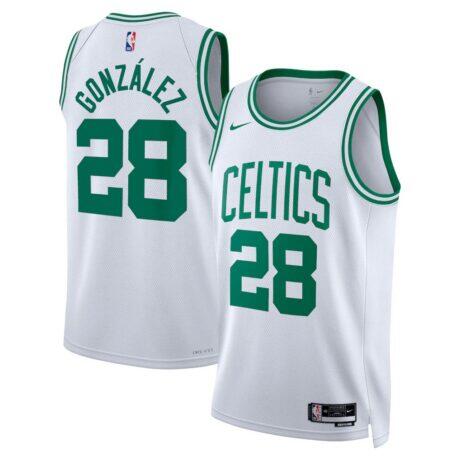 Hugo González Boston Celtics Nike Unisex Swingman Jersey - White - Front View