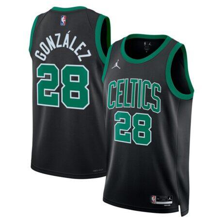 Hugo González Boston Celtics Jordan Brand Unisex Swingman Jersey - Black - - Front View