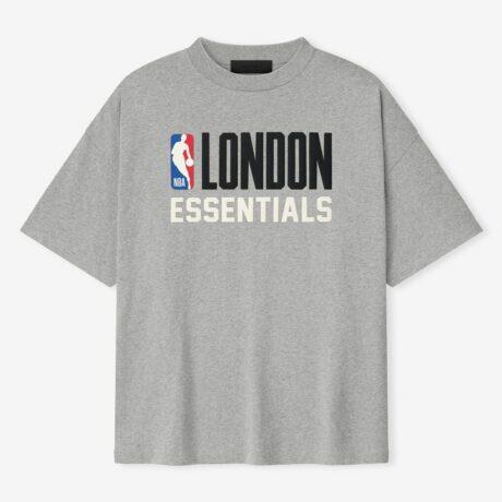 Fear of God x NBA Unisex London Game 90s Fit T-Shirt - - Front View