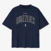 Memphis Grizzlies Fear of God x NBA Unisex 90s Fit T-Shirt - Navy - Side View