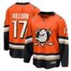 Alex Killorn Anaheim Ducks Fashion7 Home Breakaway Jersey - Orange - Front View