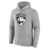 Florida Panthers Big & Tall Personalized Name & Number Monochrome Pullover Hoodie - Gray - Side View