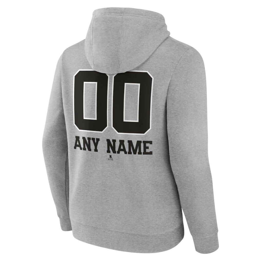 Ottawa Senators Big & Tall Personalized Name & Number Monochrome Pullover Hoodie