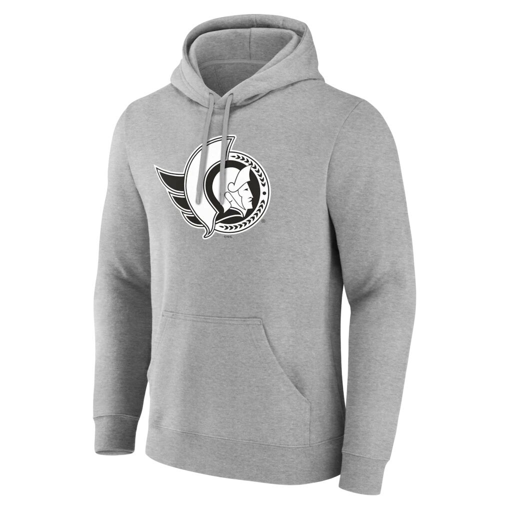 Ottawa Senators Big & Tall Personalized Name & Number Monochrome Pullover Hoodie