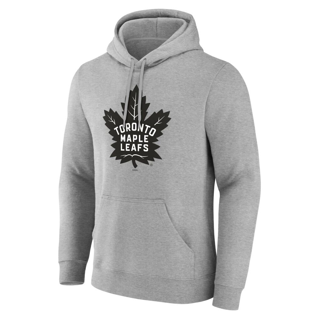 Toronto Maple Leafs Big & Tall Personalized Name & Number Monochrome Pullover Hoodie