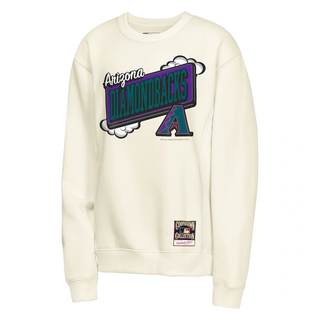 Arizona Diamondbacks Mitchell & Ness Youth Retro Billboard Sweatshirt - Natural