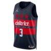 Trae Young Washington Wizards Jordan Brand Unisex Swingman Jersey - Navy - Side View