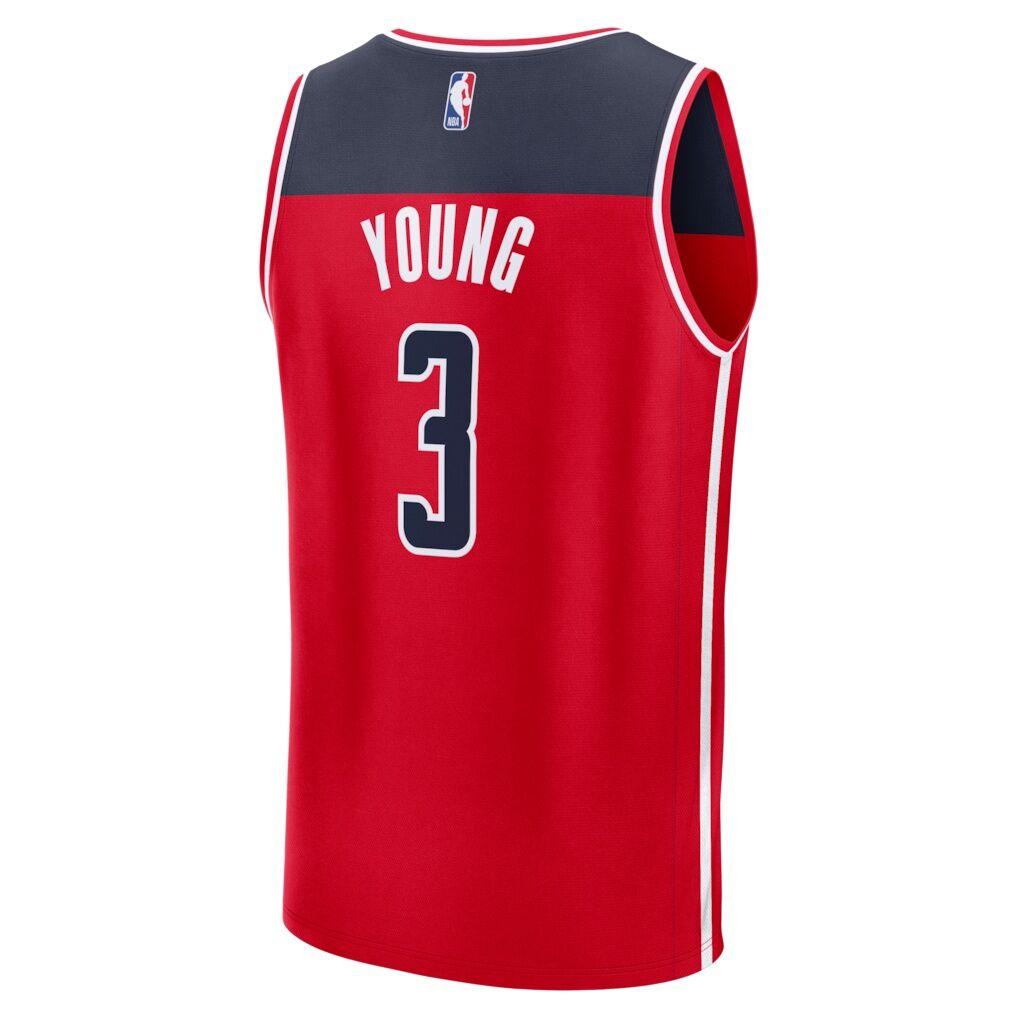 Trae Young Washington Wizards Fashion7 Fast Break Jersey - Icon Edition