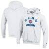 Chicago Cubs Champion Eco Powerblend Hoodie - White - Front View