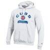 Chicago Cubs Champion Eco Powerblend Hoodie - White - Side View