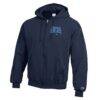 Toronto Blue Jays Champion Eco Powerblend Full-Zip Hoodie - Navy - Side View