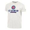 Chicago Cubs Champion Ultimate Tri-blend T-Shirt - White - Side View
