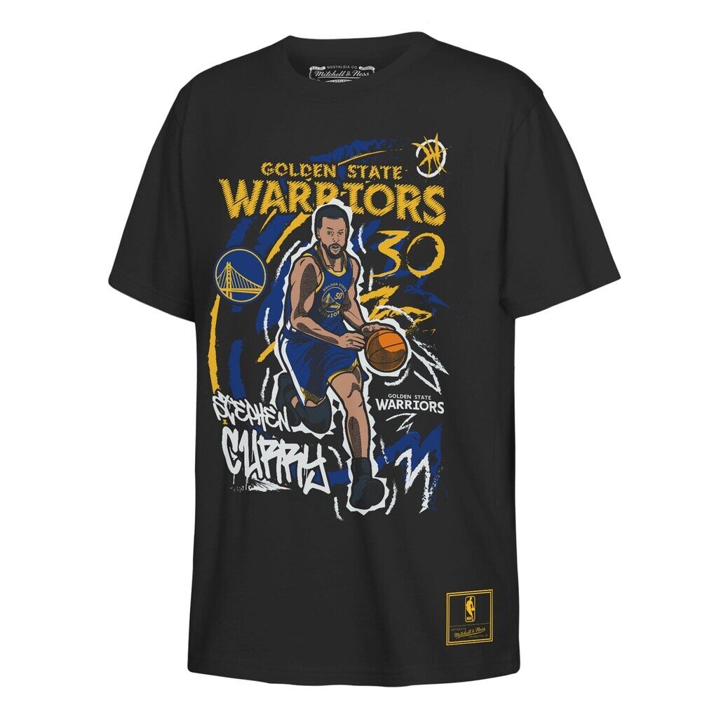Stephen Curry Golden State Warriors Mitchell & Ness Youth Chalked Up Player T-Shirt
