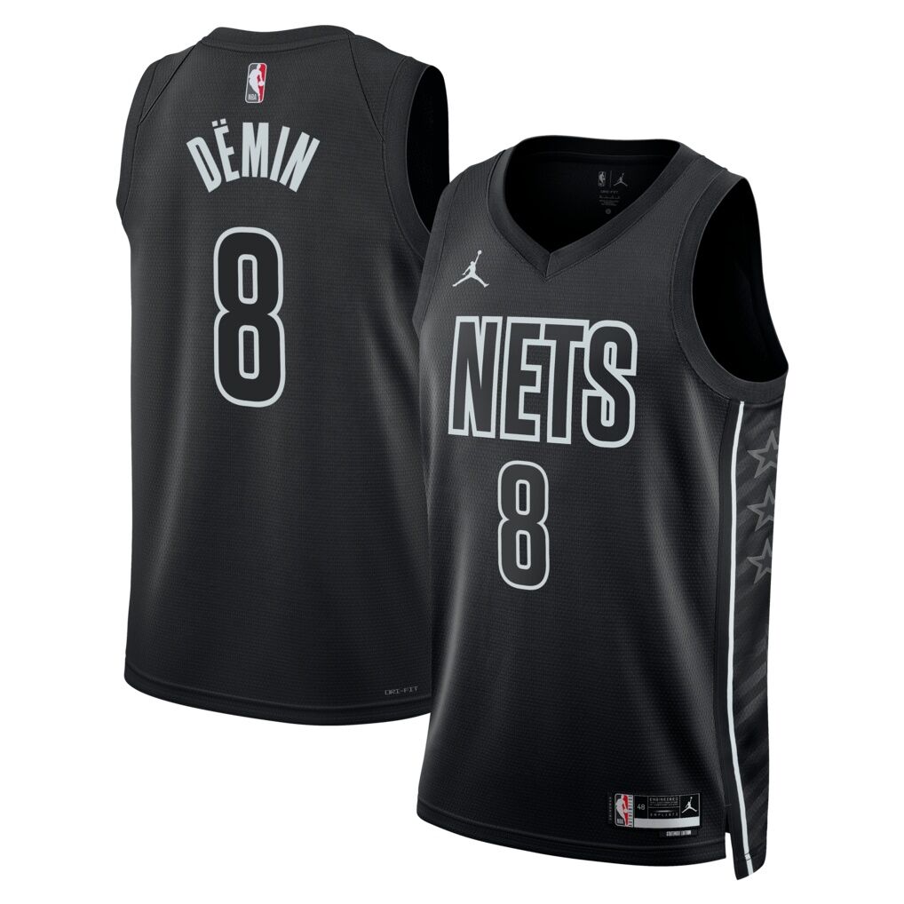 Egor Dëmin Brooklyn Nets Jordan Brand Unisex  Swingman Jersey - Statement Edition