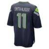 Jaxon Smith-Njigba Seattle Seahawks Nike Super Bowl LX Patch Game Jersey - - Detail View