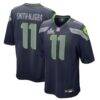 Jaxon Smith-Njigba Seattle Seahawks Nike Super Bowl LX Patch Game Jersey - - Front View