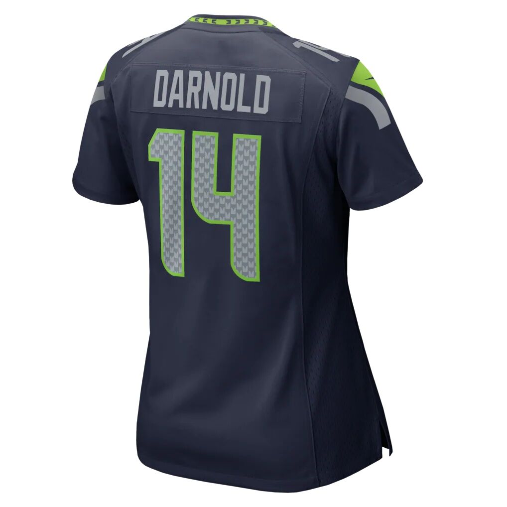 Sam Darnold Seattle Seahawks Nike Women's Super Bowl LX Patch Game Jersey - College Navy