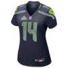 Sam Darnold Seattle Seahawks Nike Women's Super Bowl LX Patch Game Jersey - - Side View