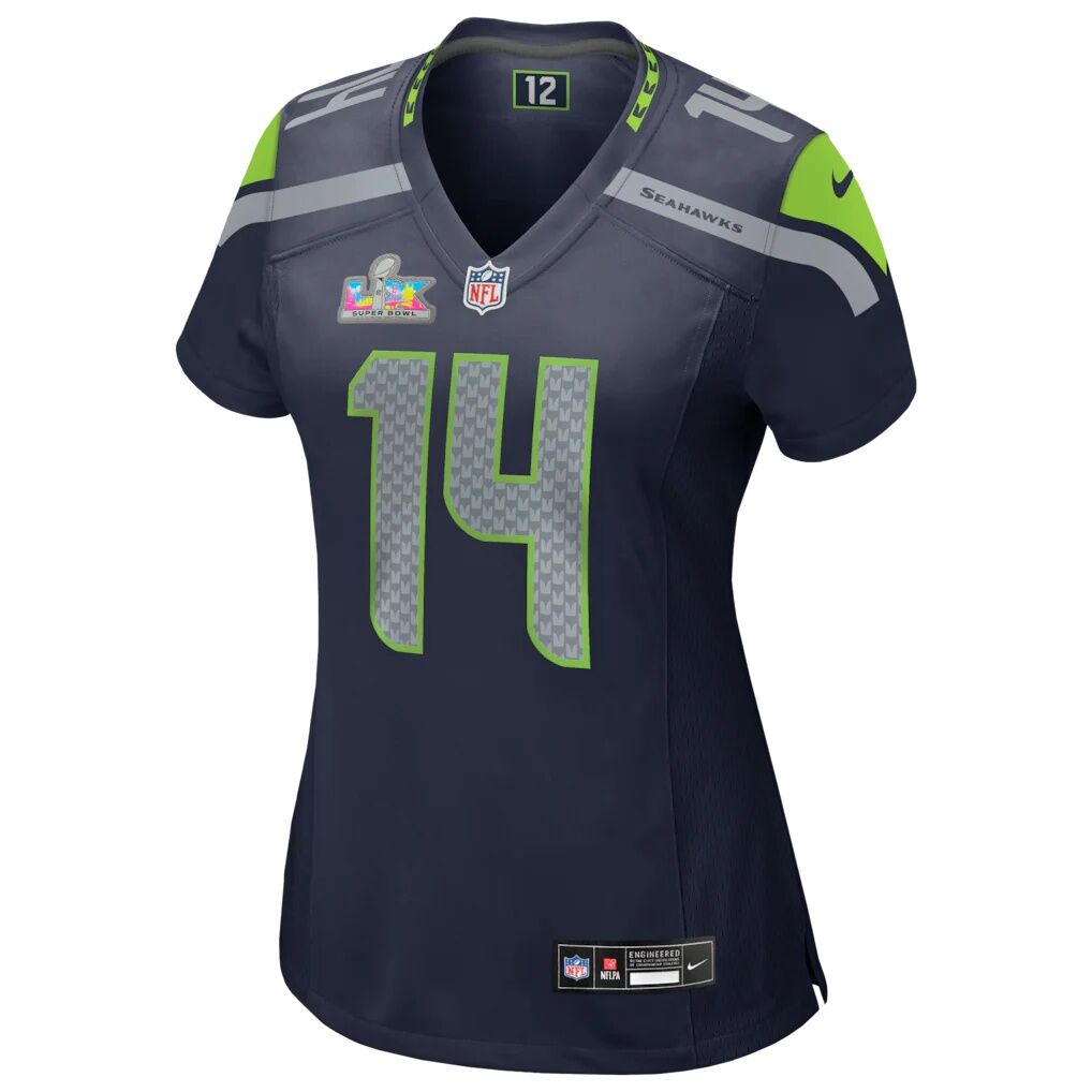Sam Darnold Seattle Seahawks Nike Women's Super Bowl LX Patch Game Jersey - College Navy