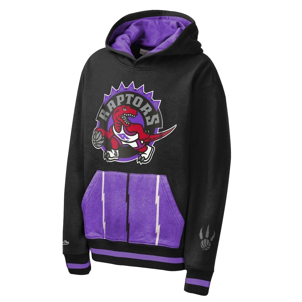 Toronto Raptors Mitchell & Ness Youth Playmaker Fashion Fleece Hoodie