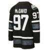 Connor McDavid Edmonton Oilers Mitchell & Ness Youth 2019 All-Star Game Power Play Jersey - Black - Detail View