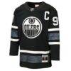 Connor McDavid Edmonton Oilers Mitchell & Ness Youth 2019 All-Star Game Power Play Jersey - Black - Side View