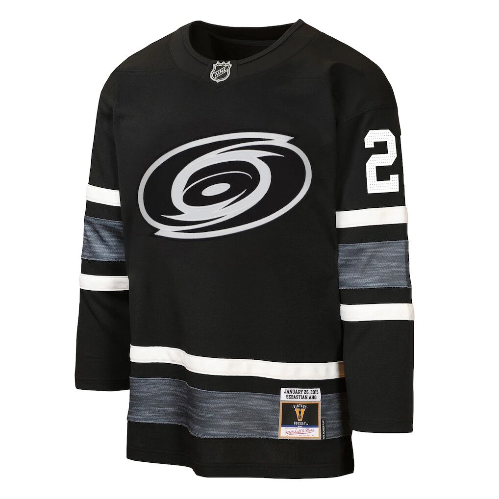 Sebastian Aho Carolina Hurricanes Mitchell & Ness Youth 2019 All-Star Game Power Play Jersey