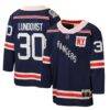 Henrik Lundqvist New York Rangers Mitchell & Ness Youth 2018 Winter Classic Power Play Jersey - Navy - Front View
