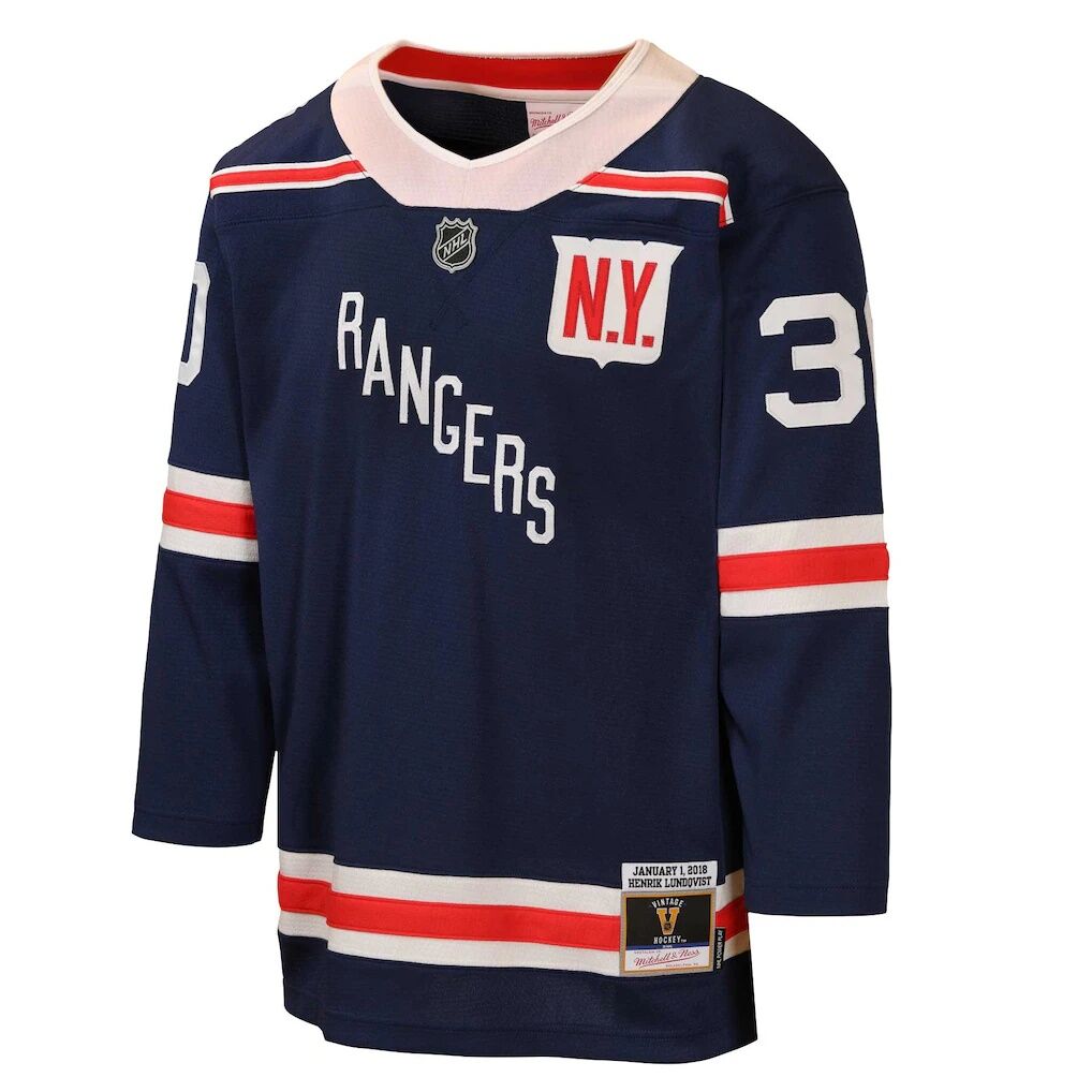 Henrik Lundqvist New York Rangers Mitchell & Ness Youth 2018 Winter Classic Power Play Jersey