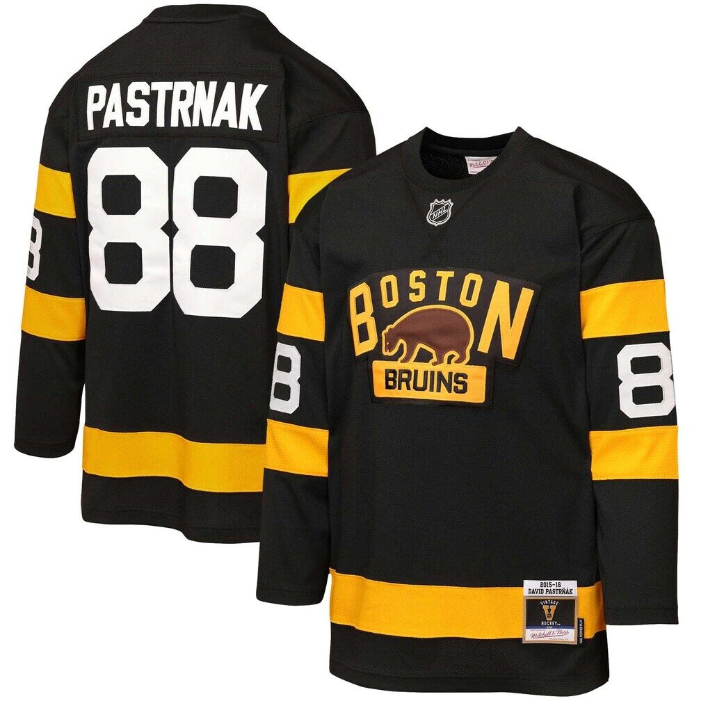 David Pastrnak Boston Bruins Mitchell & Ness Youth 2016 Winter Classic Power Play Jersey