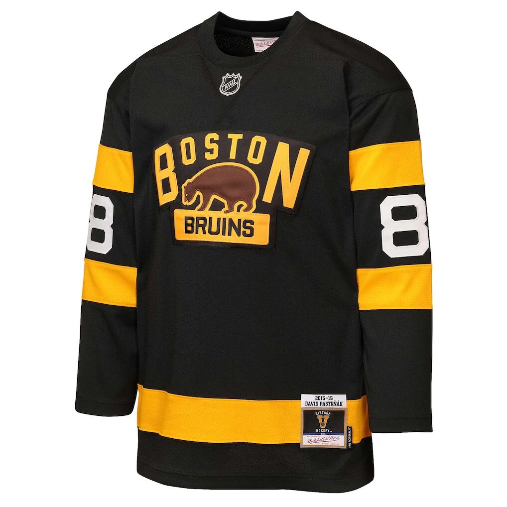 David Pastrnak Boston Bruins Mitchell & Ness Youth 2016 Winter Classic Power Play Jersey