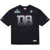 Super Bowl LX Mitchell & Ness x Roc Nation Legacy Jersey - Black - Front View