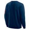 Detroit Tigers Darius Rucker Collection by Fashion7 Washed Crew Neck Pullover Sweatshirt - Navy - Alt1