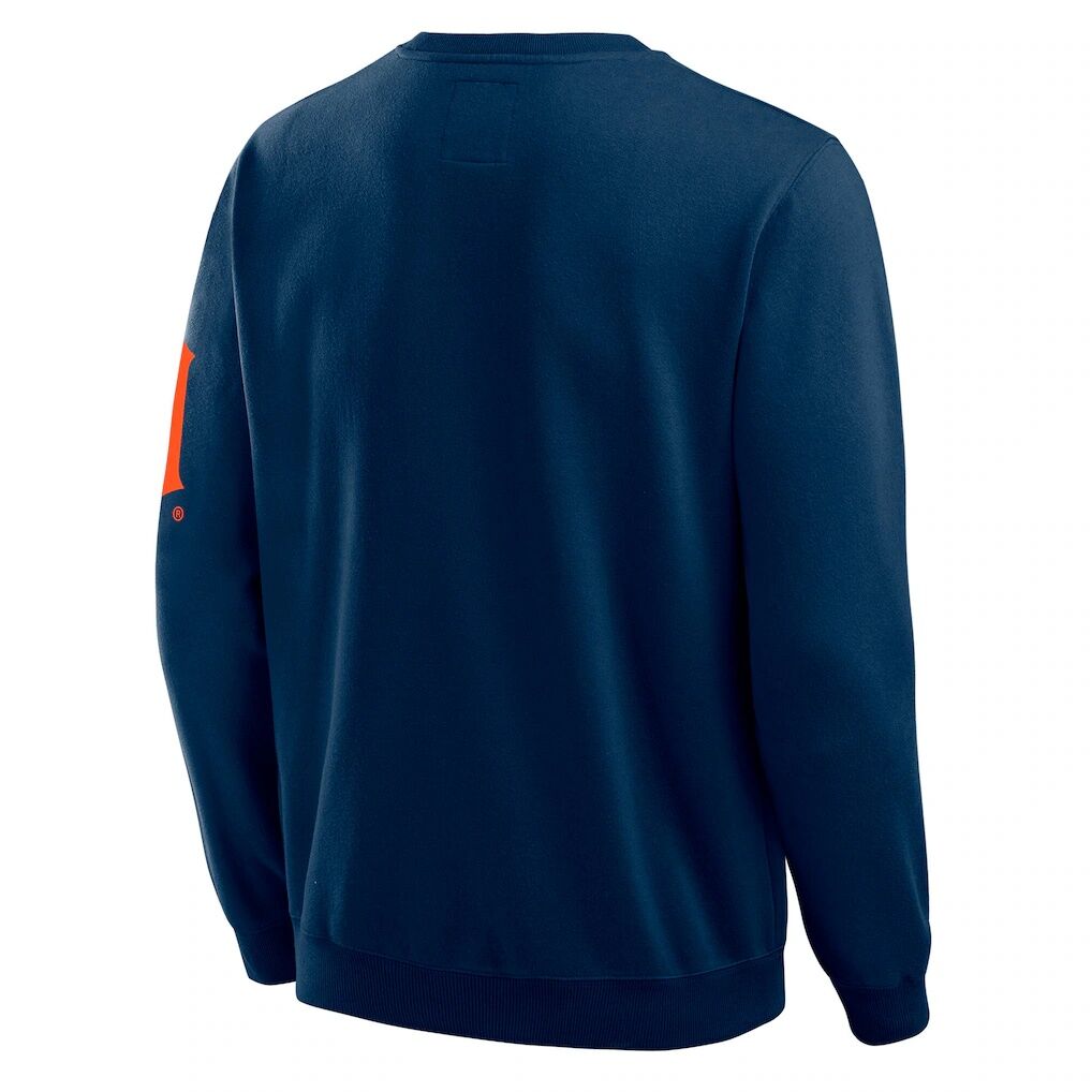 Detroit Tigers Darius Rucker Collection by Fashion7 Washed Crew Neck Pullover Sweatshirt
