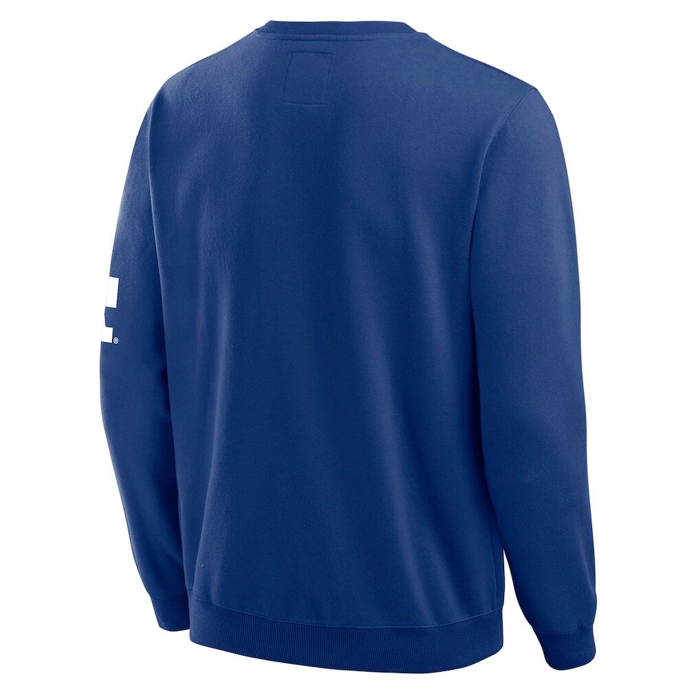 Los Angeles Dodgers Darius Rucker Collection by Fashion7 Washed Crew Neck Pullover Sweatshirt – Royal