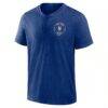 New York Mets Darius Rucker Collection by Fashion7 Washed Henley Shirt - - Detail View
