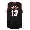 Steve Nash Phoenix Suns Mitchell & Ness Toddler 1996/97 Swingman Jersey - Black - Detail View