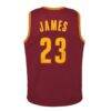 LeBron James Cleveland Cavaliers Mitchell & Ness Youth 2015/16 Hardwood Classics Swingman Jersey - - Side View
